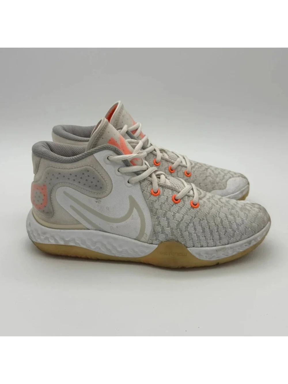 Nike KD Trey 5 VIII White Total Orange Size 7.5